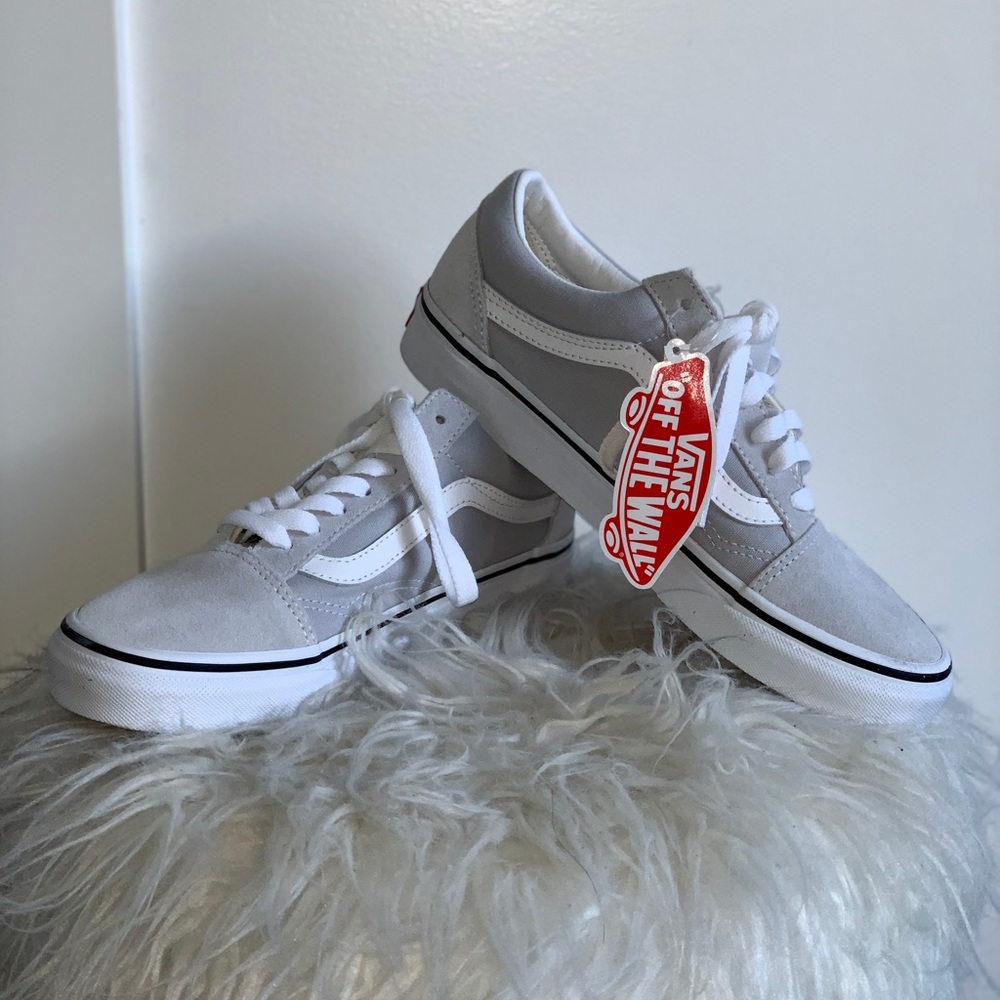 Old Skool Gray Dawn/True White Vans